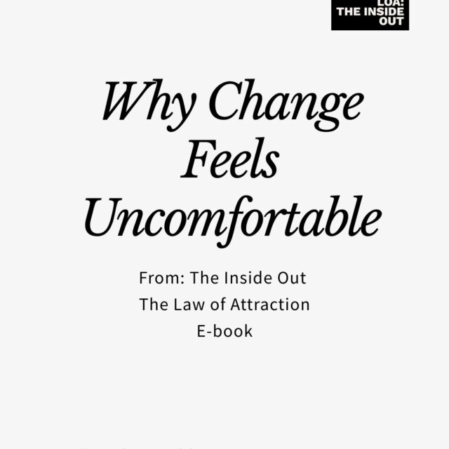 Have you ever assumed that change should feel exciting or empowering right away? That's what some of us assume to be true.

But understand that sustainable change often feels unfamiliar before it feels good.

The mind doesn’t just resist difficulty—it resists anything that doesn’t yet feel normal. Even positive shifts can trigger discomfort if they don’t match what you’re used to expecting.

That’s why people sometimes retreat after breakthroughs, or feel unsettled when things begin to work. Not because something is wrong, but because familiarity hasn’t caught up yet.

Understanding this removes a lot of unnecessary self-judgment.

This is one of the quieter dynamics explored in The Inside-Out Ebook.
Link in bio.