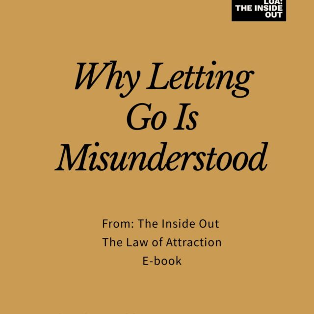 “Letting go” is often described as if it means stopping desire or pretending you don’t care. I was this way for the longest.

But most people don’t actually let go when they try to do that.
We tend to suppress, override, and disconnect.

And that usually creates more tension, not less.

What actually softens the resistance isn’t trying to release desire, it’s ending the internal argument around it. The back-and-forth between wanting something and doubting whether it’s possible is what creates strain.

Having clarity tends to dissolve that tension more naturally than effort ever could.

This is one of the most misunderstood ideas in manifestation, and it’s something I explore from an inside-out perspective in The Inside-Out Ebook.

Link in bio.

#manifestation
#thelawofattraction
#manifestyourdesires
#innerwork
#innerworkjourney
#attract