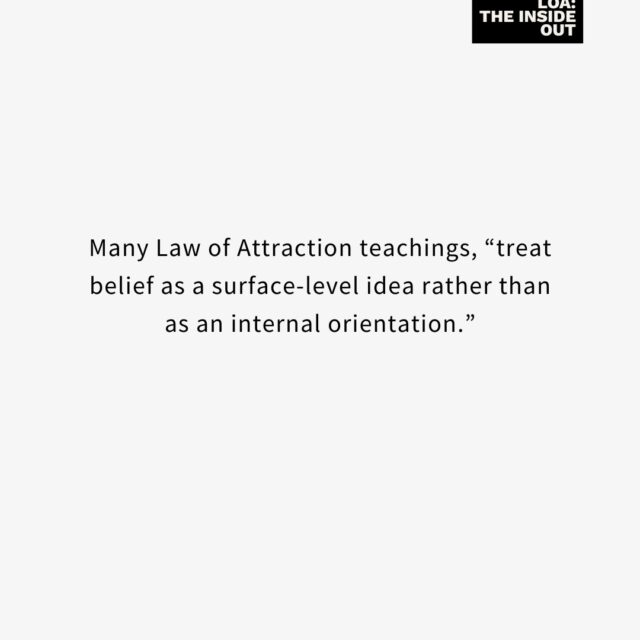 A lot of Law of Attraction advice talks about belief as if it’s just something you think or repeat.

But belief usually isn’t surface-level at all. It’s an internal orientation. It’s the way you’re positioned toward an outcome before anything happens. What feels normal. What feels likely. What you’re already preparing yourself for, emotionally.

That’s why changing words alone so often doesn’t change results. The deeper orientation is still running quietly underneath.

Understanding this shifts the conversation from trying harder to seeing more clearly.

#lawofattraction
#beliefwork
#innerorientation
#selfconcept
#consciousawareness
#identitywork
#mindsetclarity
#manifestationexplained
#personaldevelopment
#innerchange