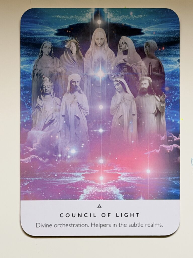 Work Your Light Oracle Card: The Council of Light